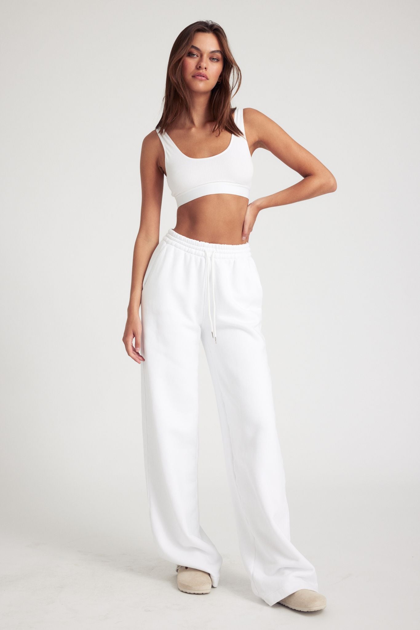 Cheap white sweatpants womens sale