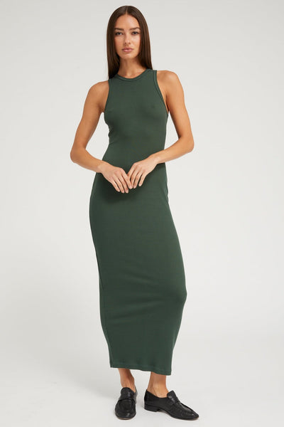 Ivy Rib Racer Maxi Dress