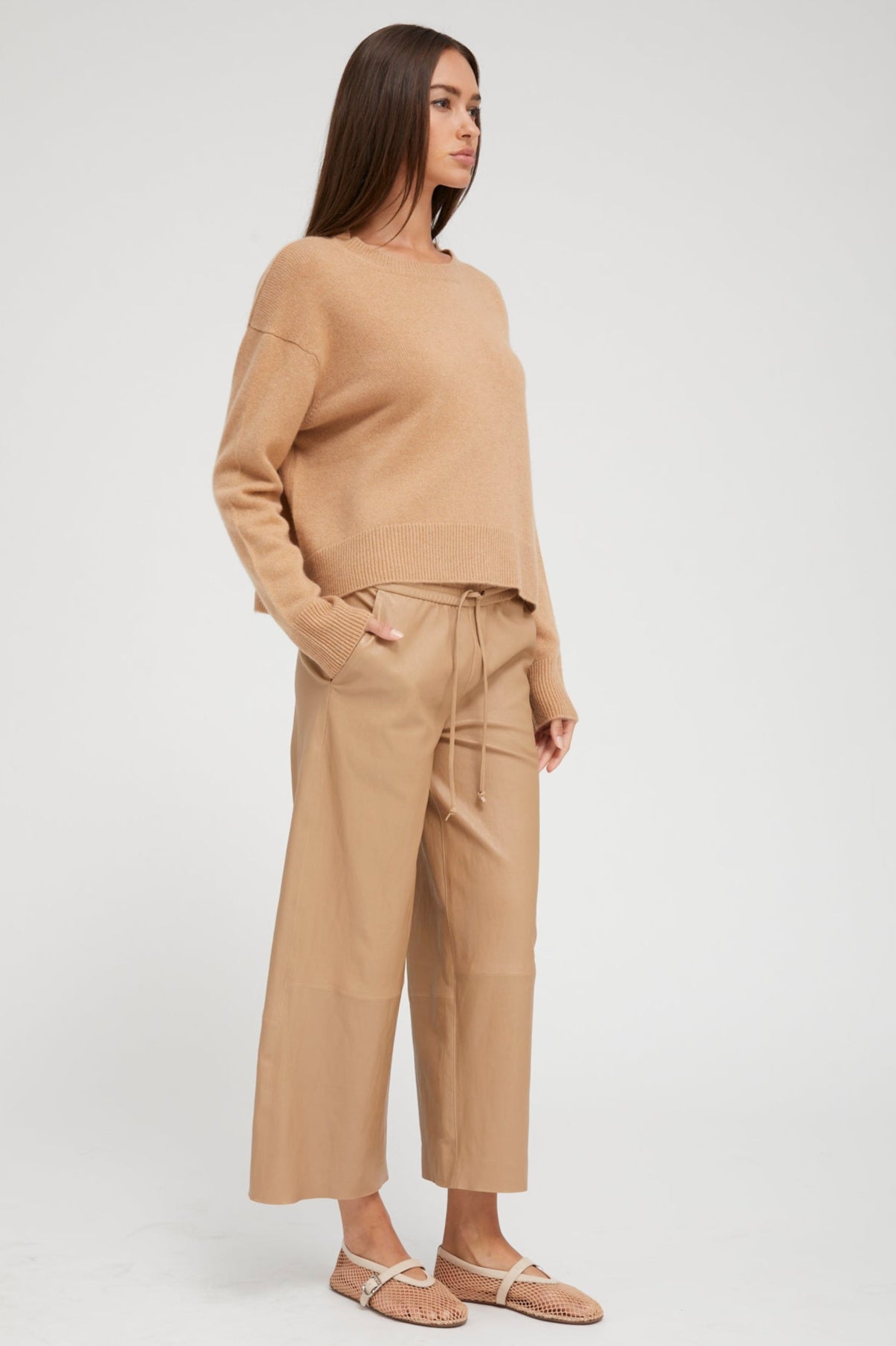 Praline Cashmere Boxy Sweater