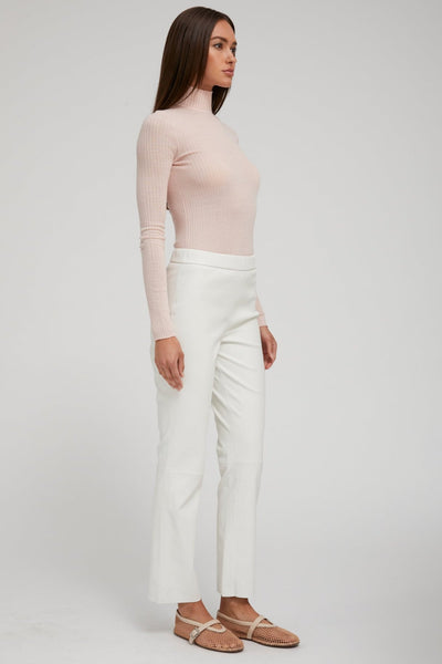 Blush Cashmere Mock Neck