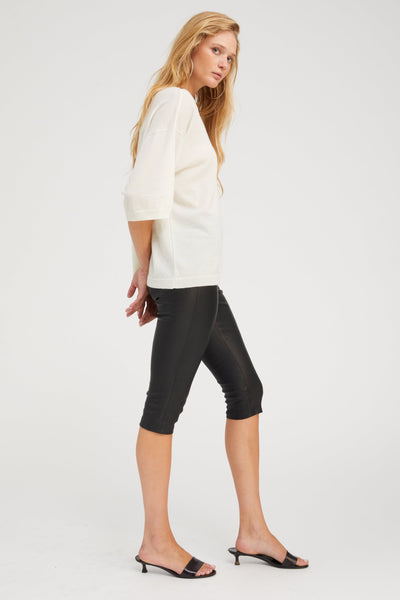 Chalk Cashmere Boxy T-Shirt