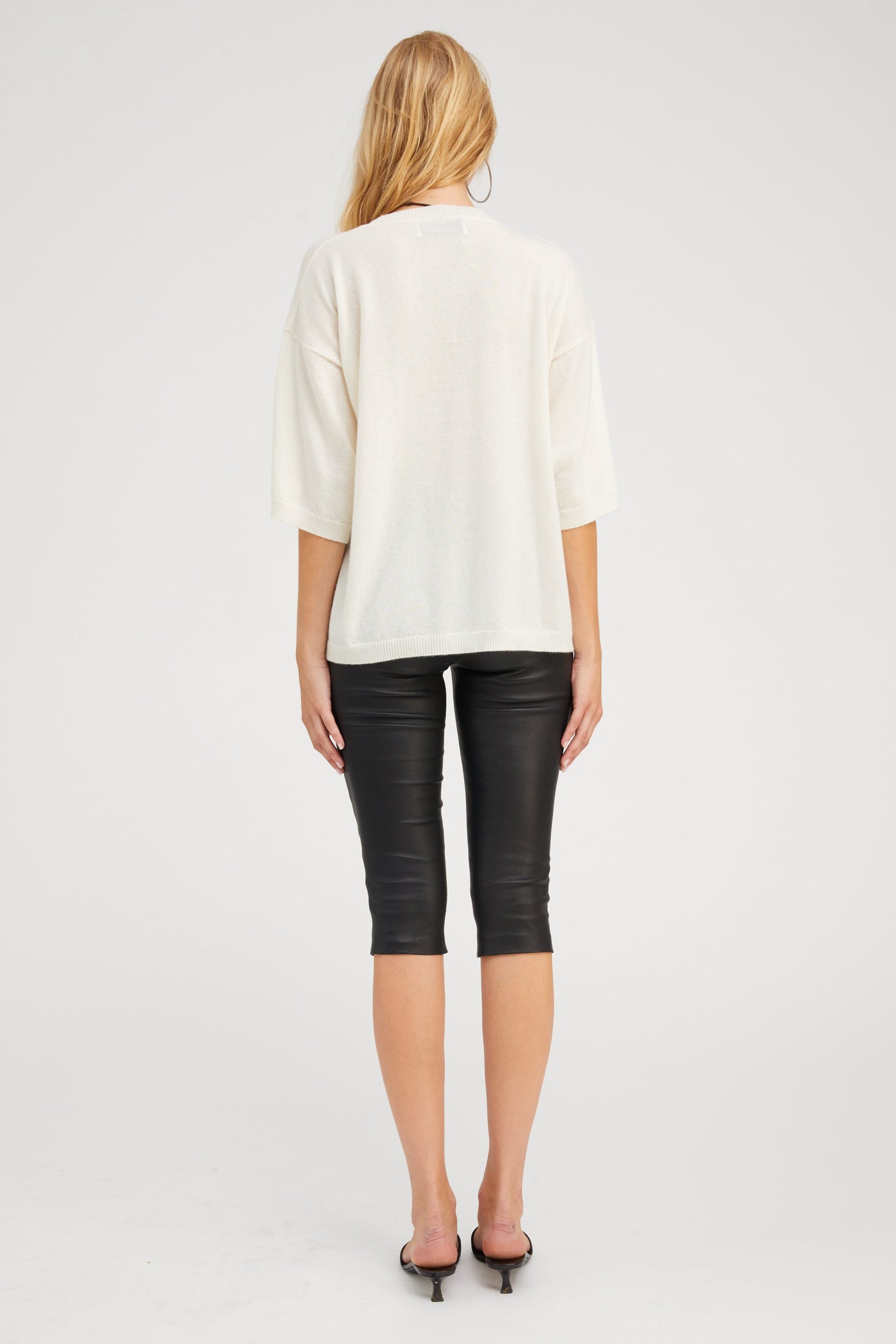 Chalk Cashmere Boxy T-Shirt