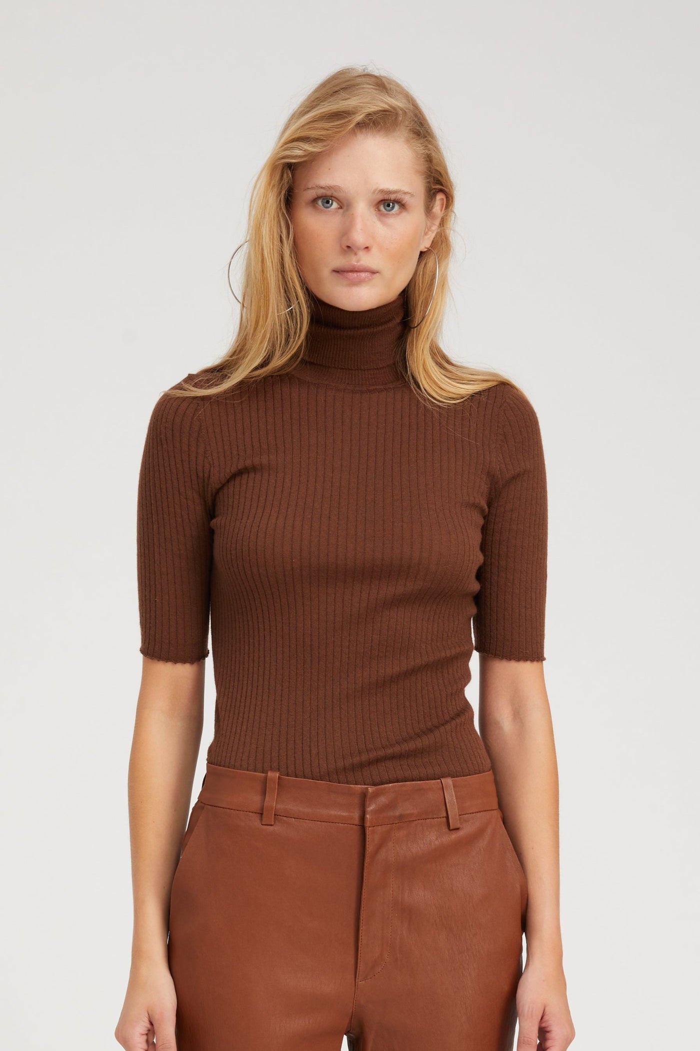 Chocolate turtle neck best sale