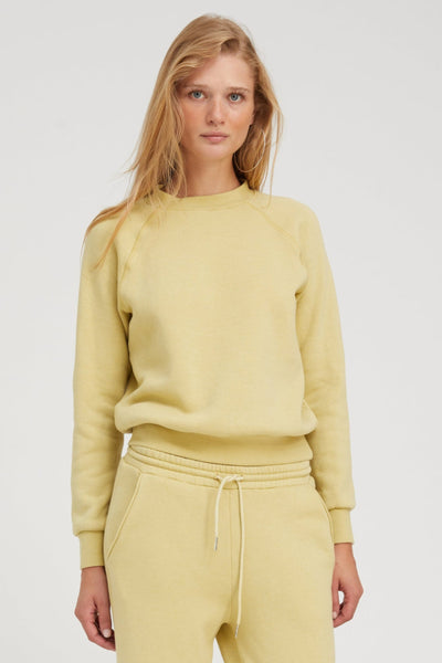 Pistachio Shrunken Raglan Sweatshirt