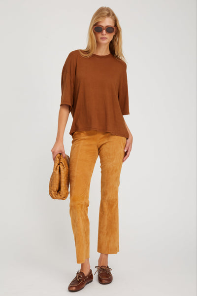 Chestnut Boxy Tee