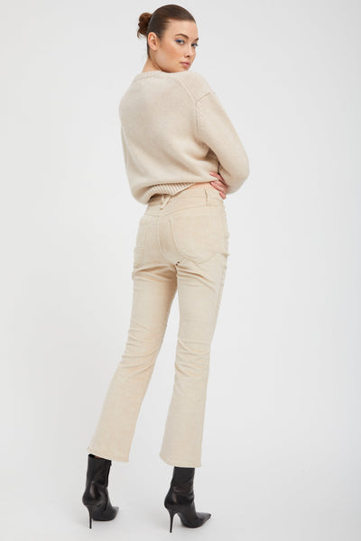 Oat Corduroy 5 Pocket Ankle Flare Pants