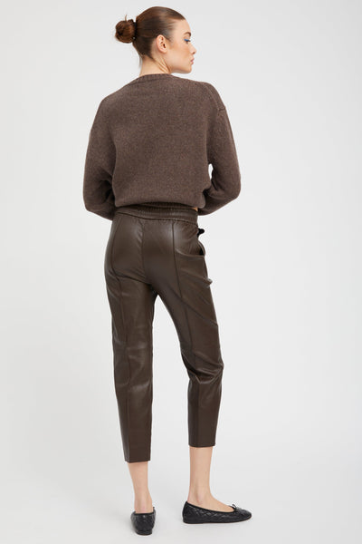 Americano Leather Joggers