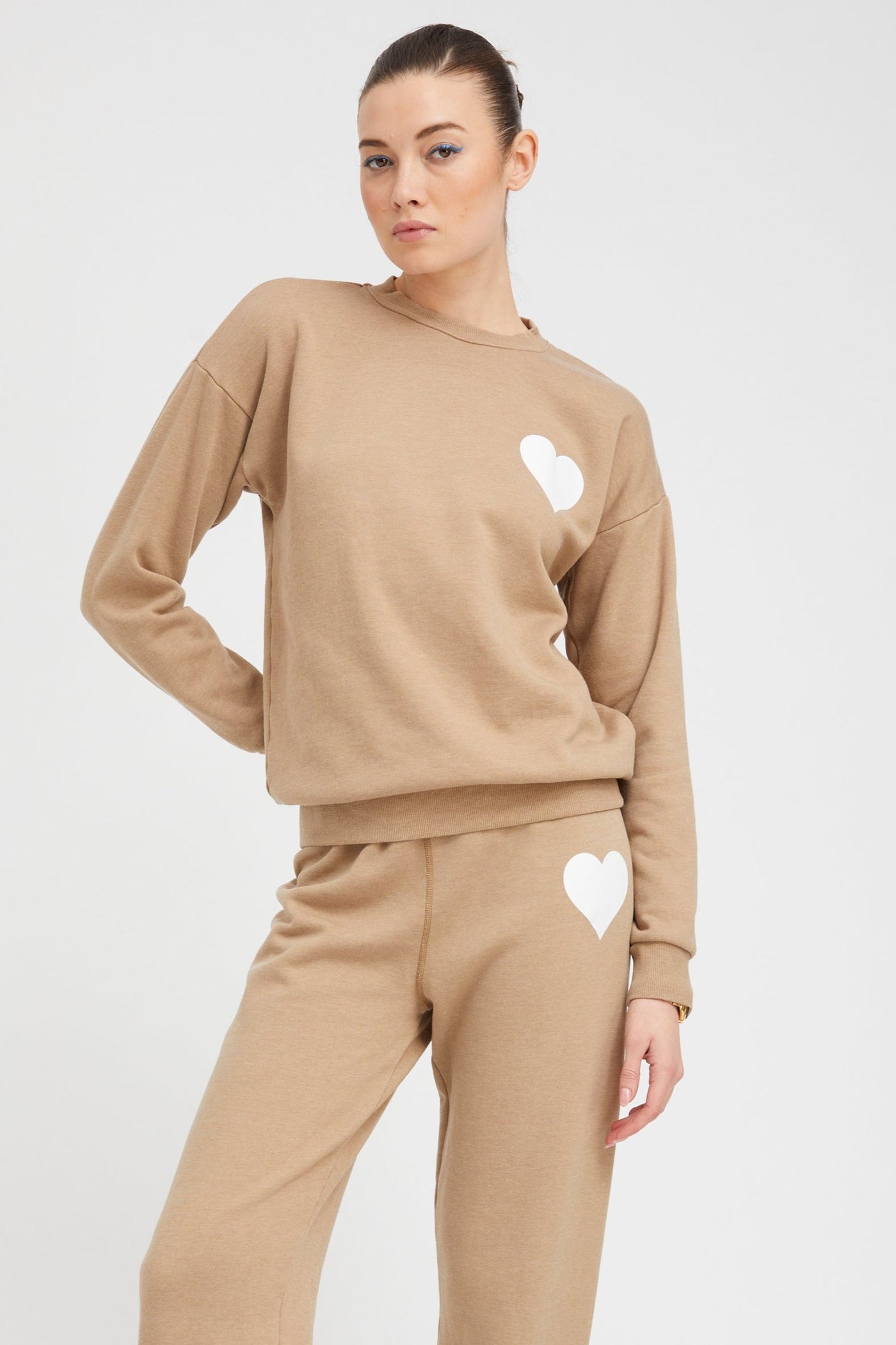 Latte Heart Sweatshirt