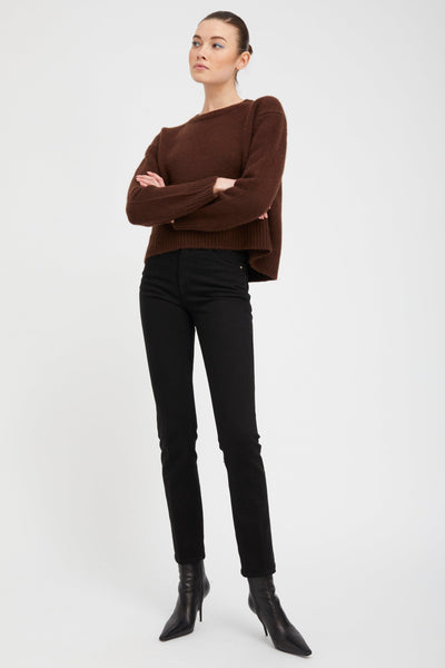 Mocha Heavy Cashmere Sweater