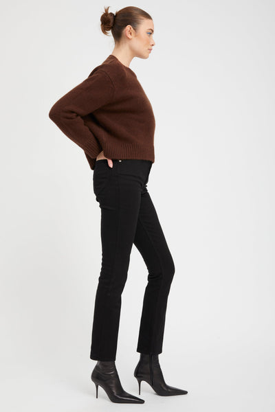 Mocha Heavy Cashmere Sweater