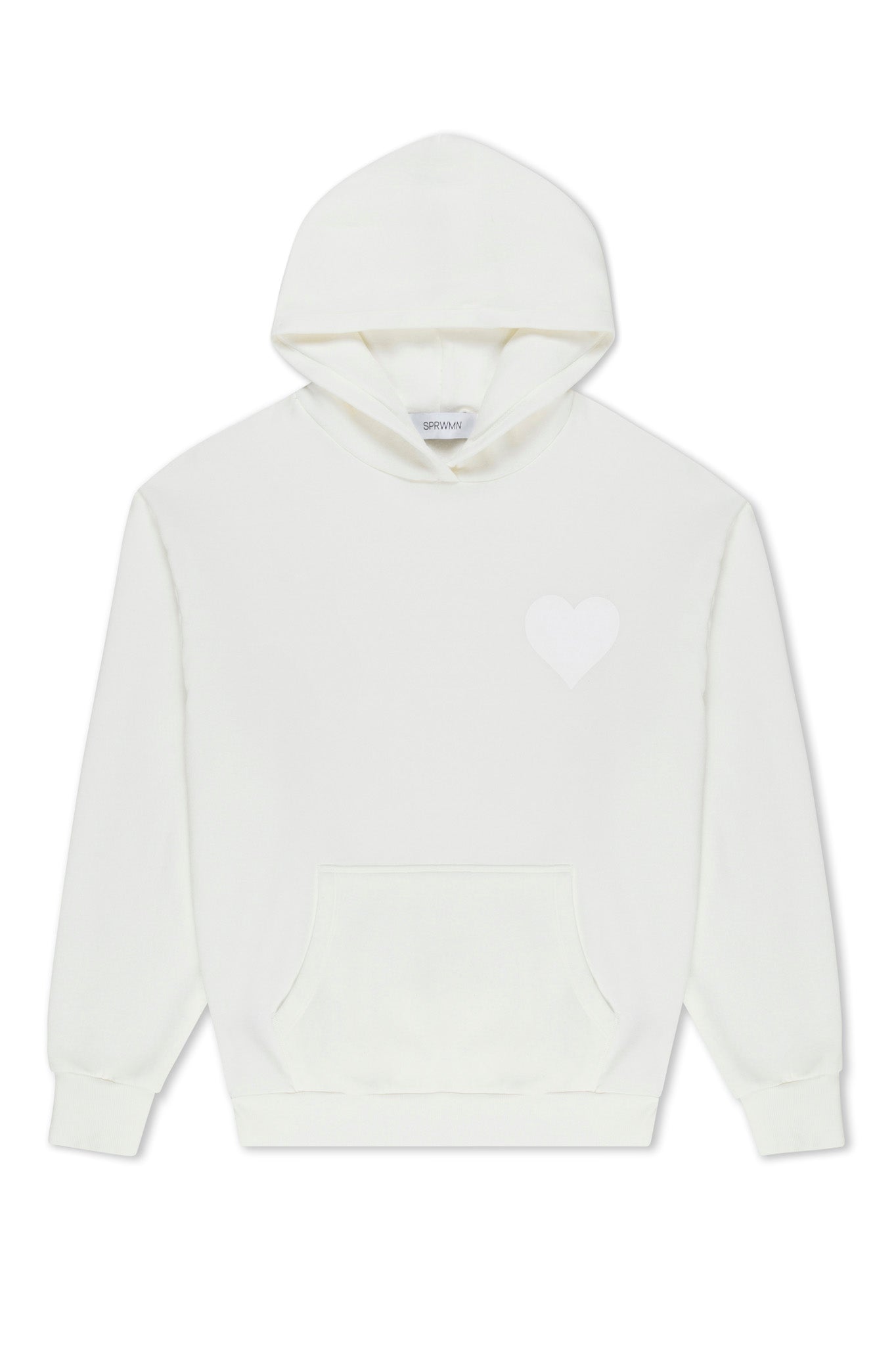 White Heart Hoodie