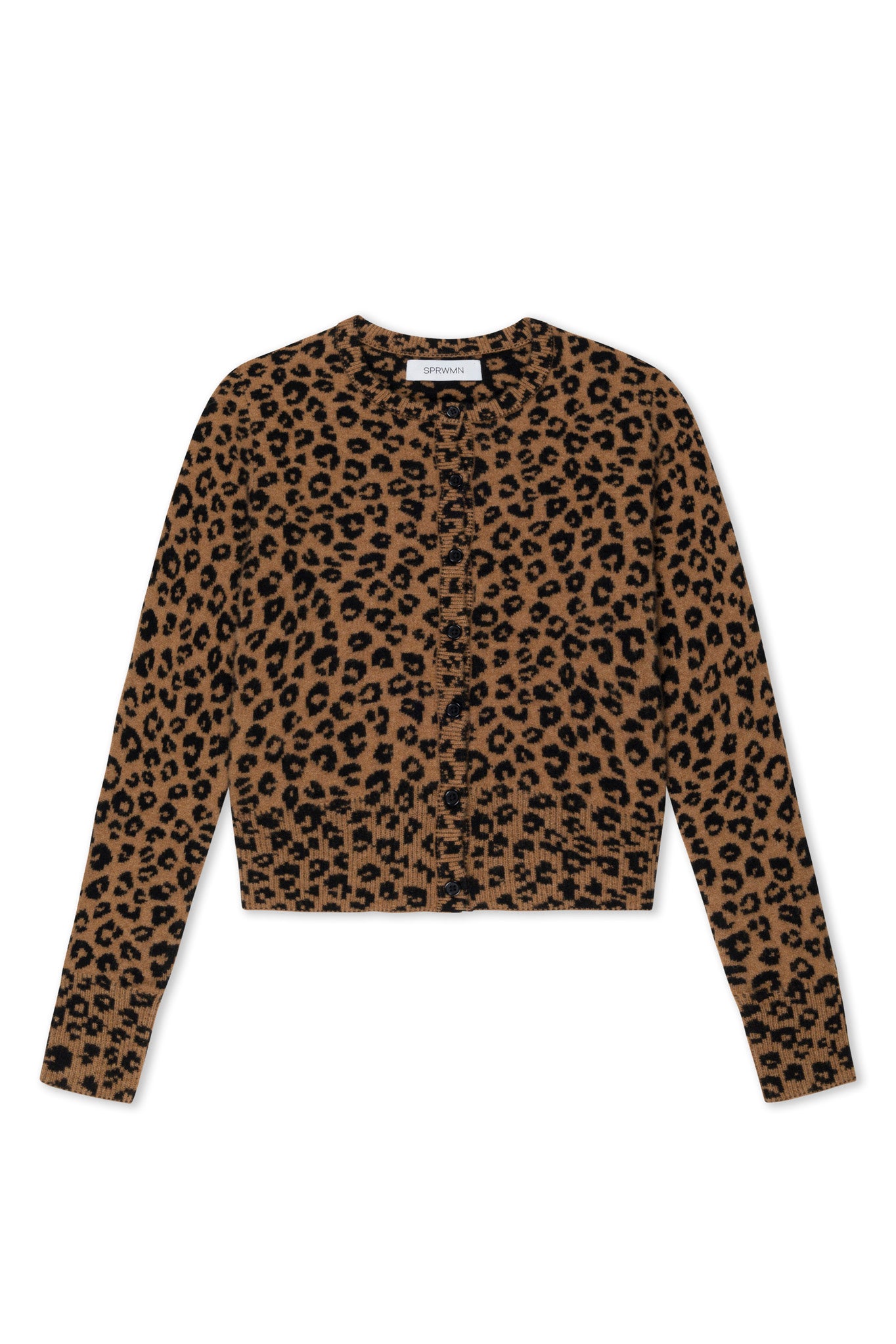 Leopard Cashmere Baby Cardigan