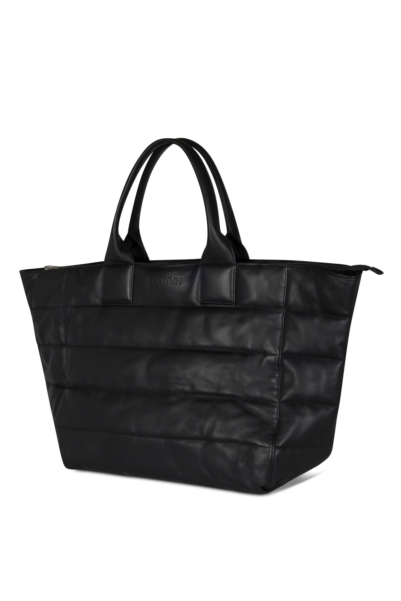 Black Leather Weekender Bag