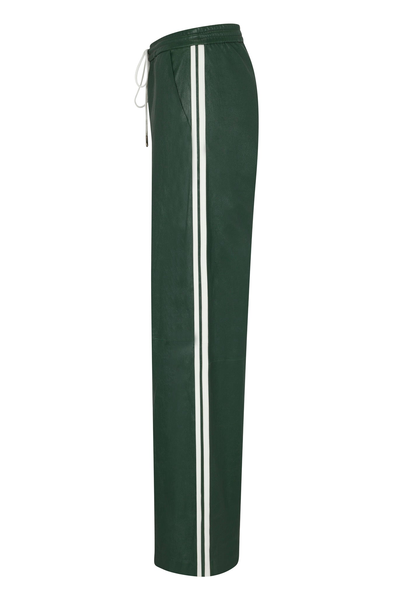 Ivy Leather Baggy Athletic Pants