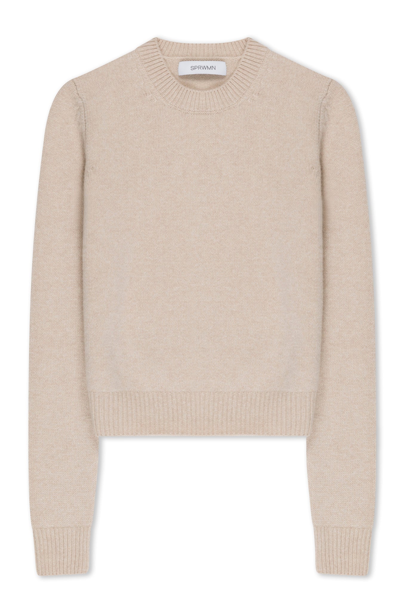 Oat Cashmere Crewneck Sweater