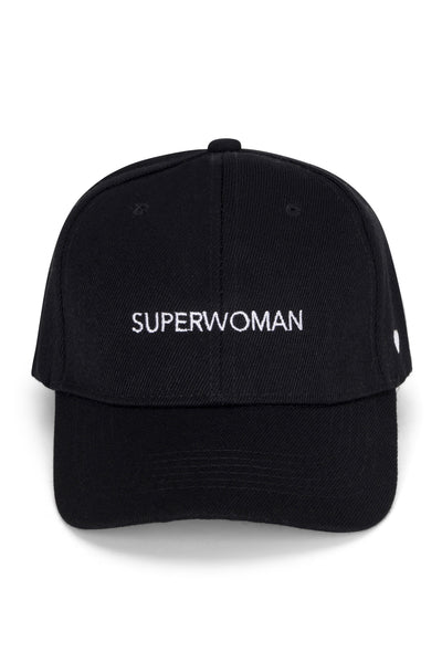 Black Superwoman Baseball Cap