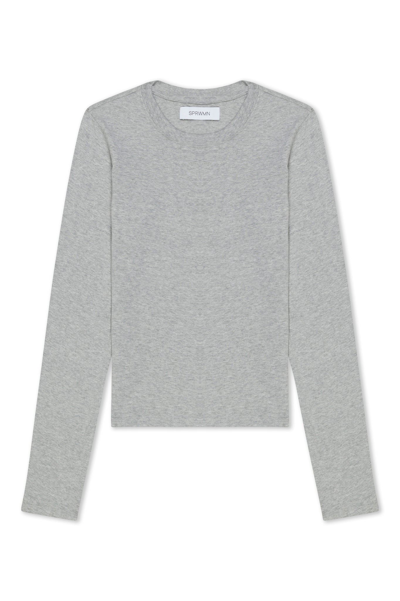 Heather Grey Long Sleeve Baby Tee