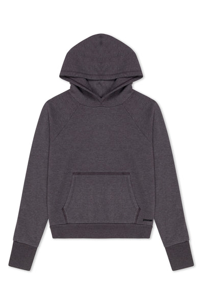 Charcoal Shrunken Hoodie