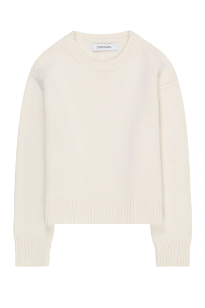 Chalk Heavy Cashmere Sweater