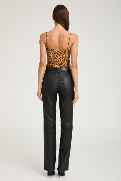 Dark Leopard Silk Cami