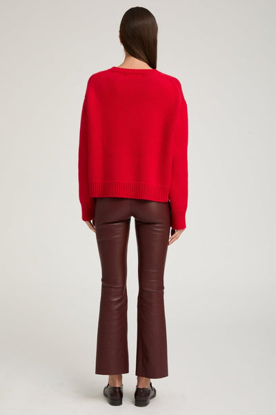 Red Heavy Cashmere Sweater