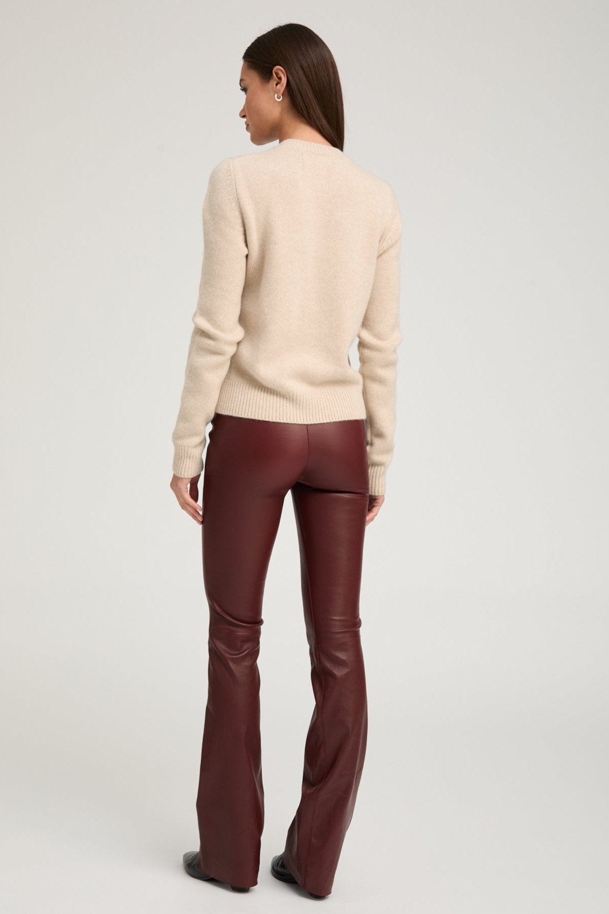 Oat Cashmere Crewneck Sweater