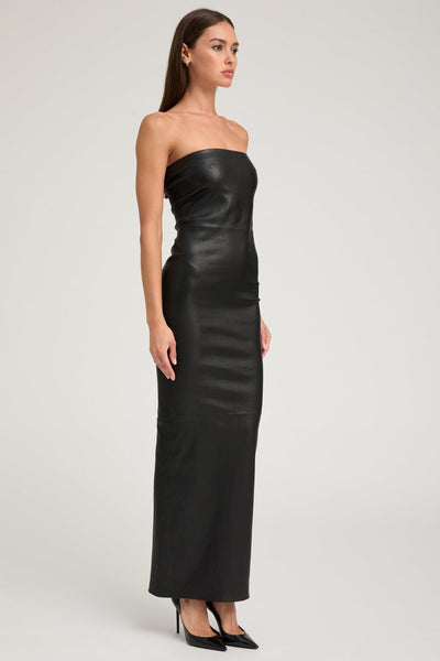 Black Leather Gown