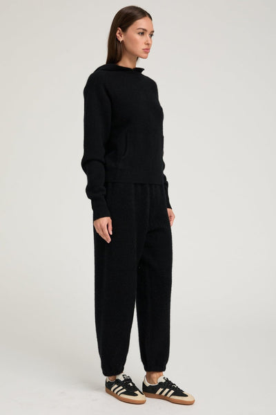 Black Cashmere Sweatpants