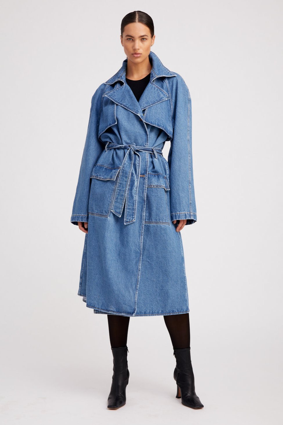 Coco Denim Trench