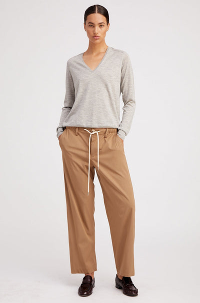 Khaki Drawstring Trousers