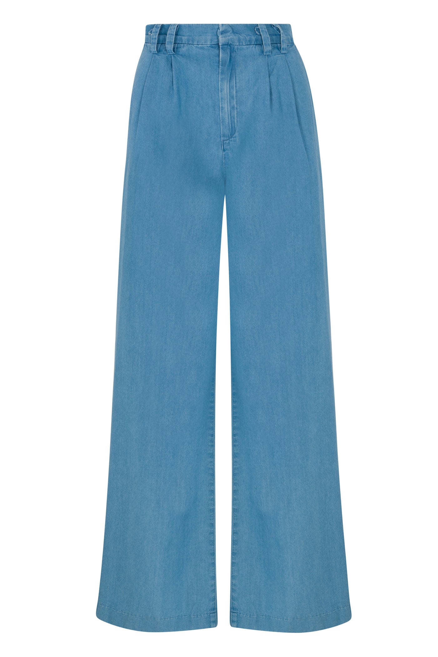 Chambray Pleated Trouser