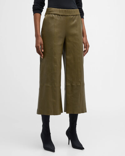 Moss Leather Culotte