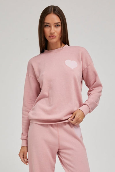 Camelia Heart Sweatshirt