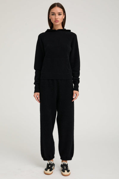 Black Cashmere Sweatpants