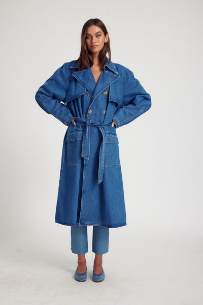 Coco Denim Trench